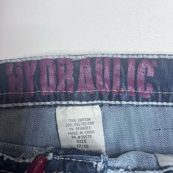 Hydraulic Blue Jean Shorts Size 17/18 - Picture 3 of 6